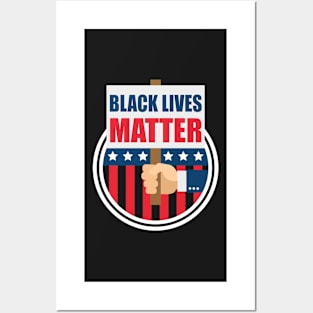 BLM: black lives matter Posters and Art